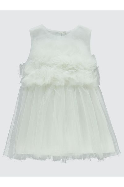 Civil Baby 6-18 Months Baby Girl Ecru Dress