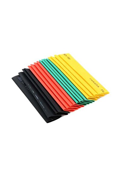 Generic أنبوب انكماش حراري متعدد الألوان، 16 قطعة، 10×80 مم