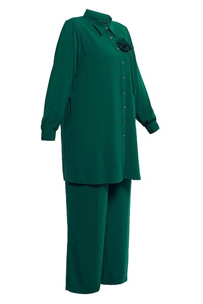 Alvina Σετ με παντελόνι Plus Size - Μοντέλο 20519