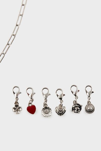 DeFacto Women's Gold Detailed Changeable End Charm Necklace E4475Axns