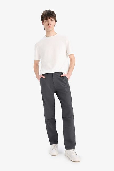 DeFacto Loose Relaxed Fit Wide Leg Three Pockets Wide Leg Summer Pants D8544Ax25Sp