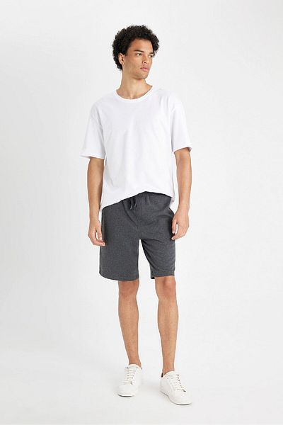 DeFacto Slim Fit Slim Fit Basic ίσιο σορτς με τσέπες R3442az24sm