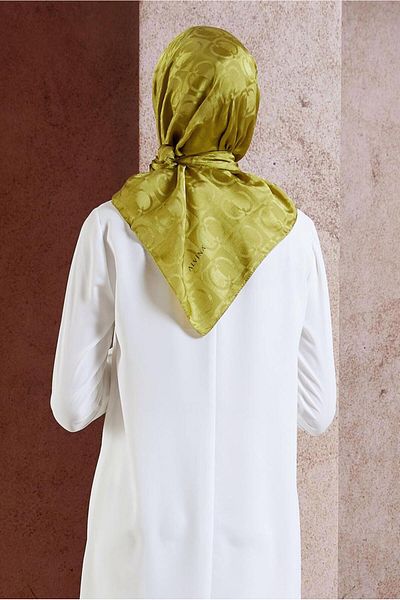 Alvina ALVİNA JACQUARD SCARF 8452 - Γυναικείο Ζακάρ Φουλάρι