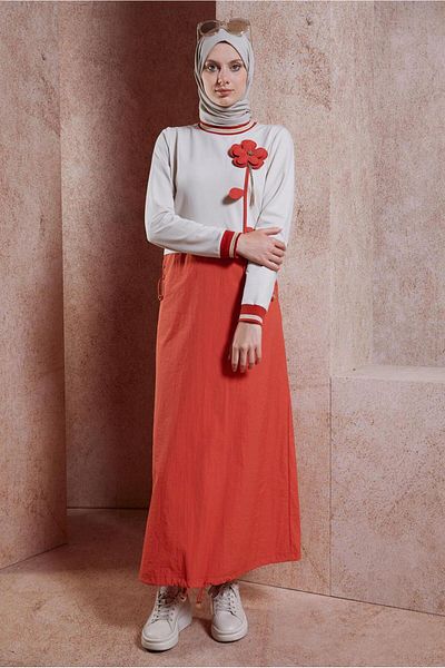 Alvina Βαμβακερό Φόρεμα Hijab - 44514