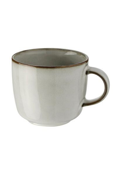 IKEA GLADELIG Mug, Grey, 37 cl – Durable Stoneware, Unique Glaze, Microwave & Dishwasher Safe,  Design