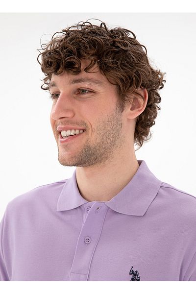 U.S. Polo Assn. U.S. Polo Assn. Lilac Men's Polo T-Shirt Gtp04