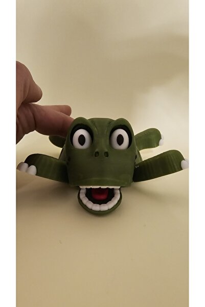 Genel Markalar 3D Baskı Kablumbağa Figür Bardak Altlığı - Eğlenceli Tasarım