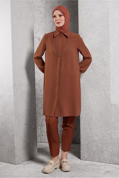Alvina Shirt Collar Tunic 45197