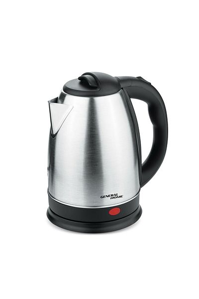 General Home 1.8 Liter Hidden Resistance Electric Water Heater Kettle Steel Kettle