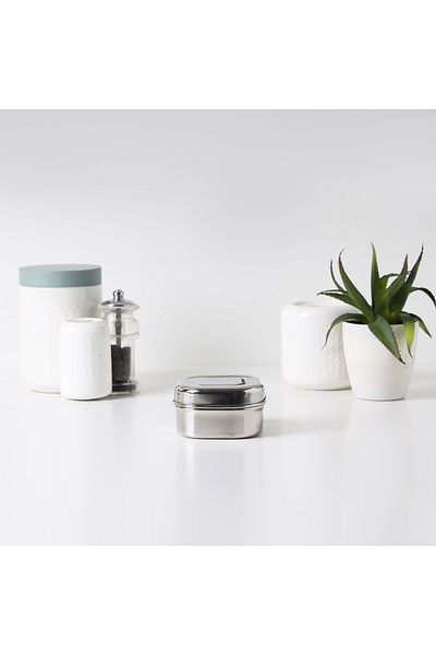 ROYALFORD 9 CM Stainless Steel Square Dabba- RF11700