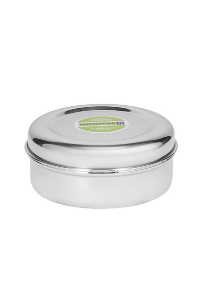 ROYALFORD 10 CM Round Stainless Steel Puri Dabba RF11470