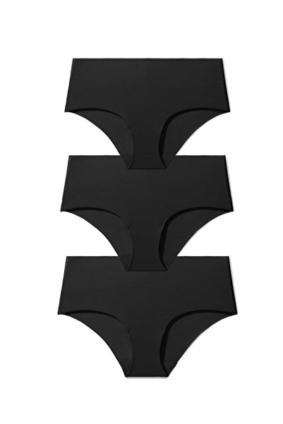 Elite Life Elit Life High Waist Seamless Laser Cut Flexible Slip Panties 3 Pi...