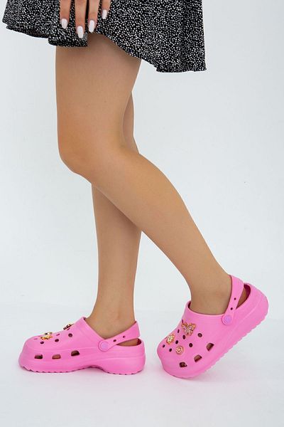 Moda Devrin Daily Water Resistant Sabo Doctor Nurse Hospital and Home Slippers with Pink Accessories
