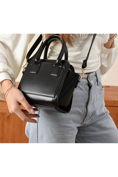 Stylemoda GEANT DE MÂNĂ NEGRĂ DIN PIELE