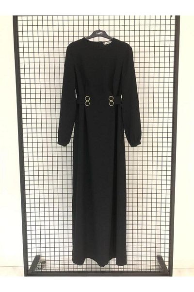 Armine TREND Black Tie Waist Dress