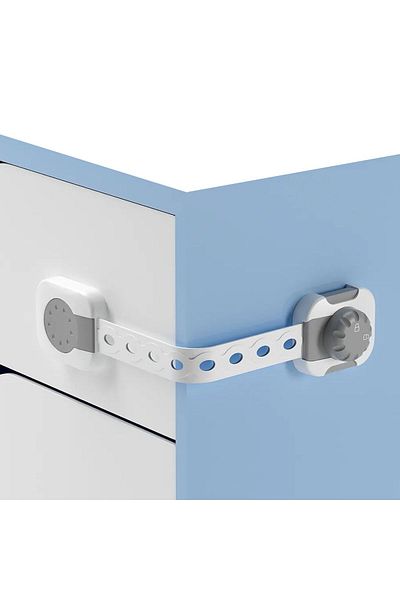 SIPO Universal Lock Strap for Cabinets and Drawers