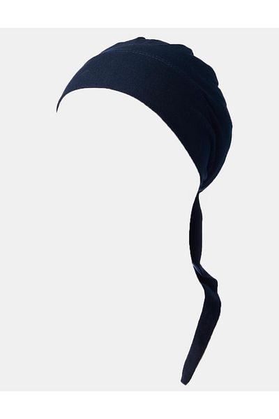 Kayra Cotton Bonnet - Navy Blue