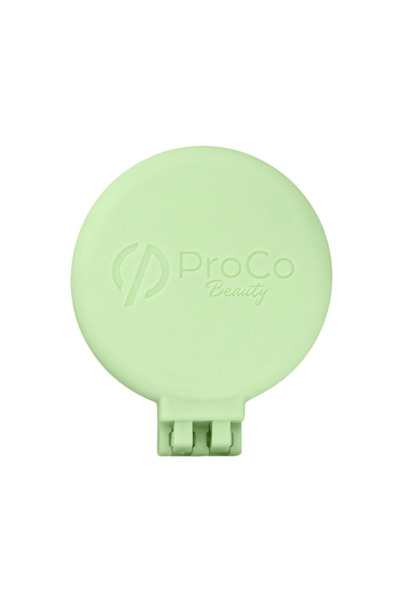 PROCO Beauty Makaron Saç Fırçası-Üç Boyutlu 3D Esnek Aynalı Çanta Boy Saç Fırçası-Compact Detangler