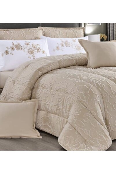 Moon Luxury Embroidered Jacquard Bedspread, 4 Pieces, 220x170cm, 200x120+35cm, 78x50cm, 78x50+5cm, 6kg