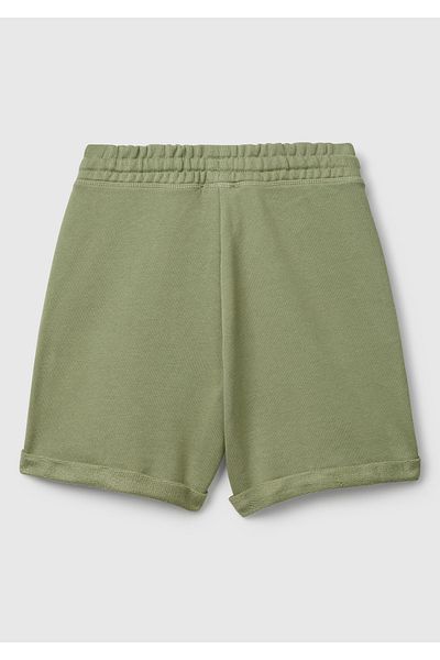 United Colors of Benetton Chłopięce khaki logo spodenki dresowe