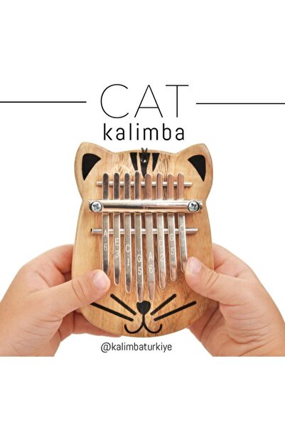 GECKO Cat Kalimba 8 Tuşlu Şifalı Kafur Ağacı