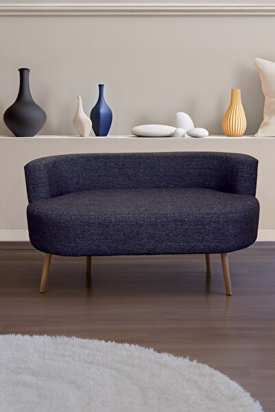 YAPKAR Çay Seti Tek Koltuk - Ofis Balkon Cafe Bahçe Salon Mobilyası Keten Ant...