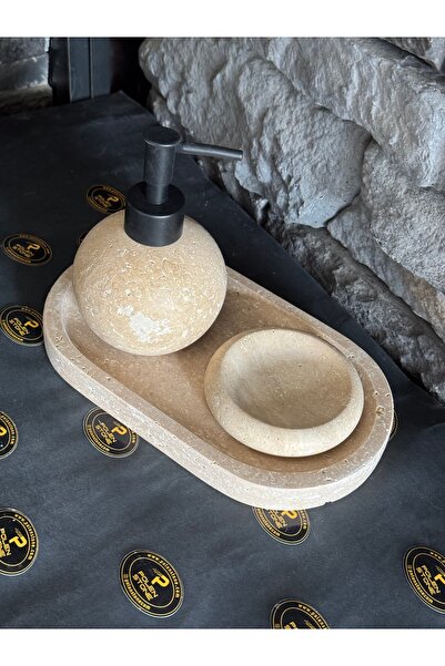 Polen Stone Portakal Model Light Traverten Banyo Seti – Doğal Taş Şıklığı