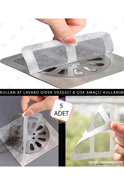 Seoney 5 قطع من مصافي الصرف، مصفاة الحمام، حامل شعيرات ممتاز، غطاء فتحة الحمام