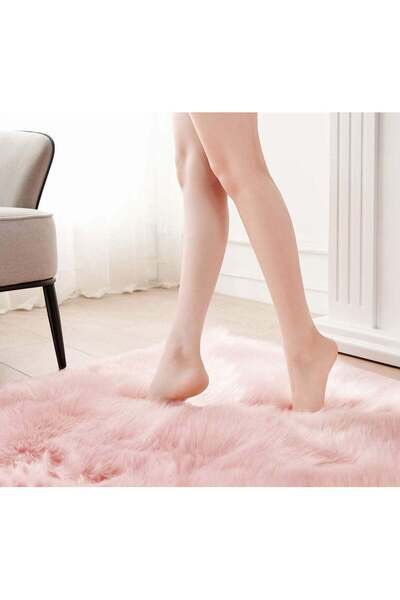 Comfy ULTRA SOFT ANTI SKID PINK SOFA/FLOOR CARPET/RUG 180X200 CM