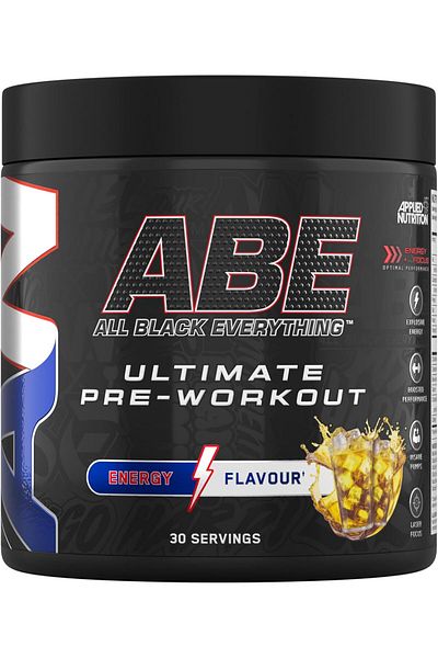 applied nutrition مسحوق ABE Pre Workout - مسحوق All Black Everything Pre Workout، طاقة وأداء بدني