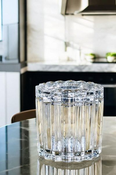 TrendDeco Large Size Glass Jar Candy Tea Pulses Storage Jar