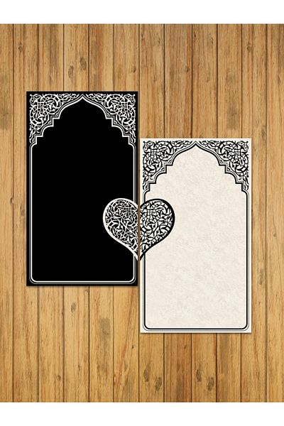 Filamente Heart Couple Prayer Rug Dowry Decorative Digital Printed Non-Slip Base Prayer Rug 70X120