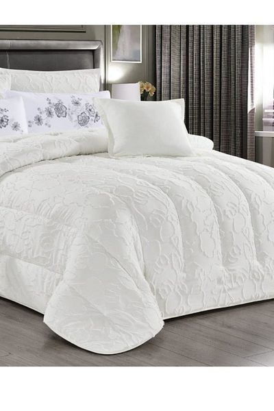 Moon Luxury Embroidered Jacquard Bedspread, 4 Pieces, 220x170cm, 200x120+35cm, 78x50cm, 78x50+5cm, 6kg