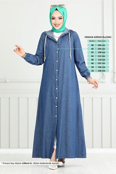 ModaMerve Blugi cu manșetă elastică - 321MSS941-M Blugi