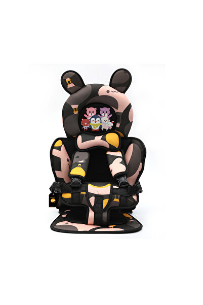 KidLe كرسي أمان محمول للأطفال في السيارة مع حزام أمان بخمس نقاط