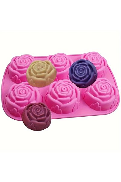 Siliko World قالب ثلج إيبوكسي لشمعة الكيك المربعة من السيليكون