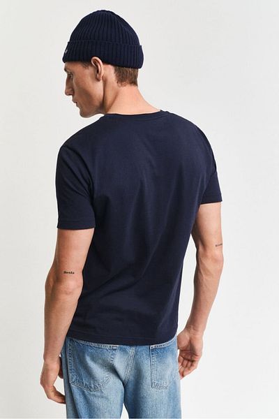 Gant Ανδρικό T-Shirt Archive Shield - Navy Blue