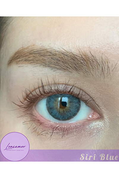 Takmakirpiğim Lensamor, Siri Blue Mavi Renkli 1 Yıllık