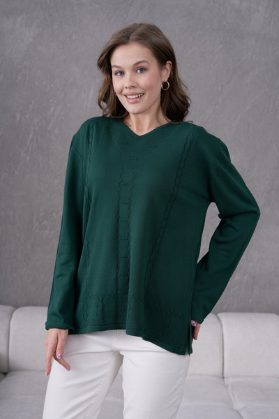 Lamierra Seasonal Knitwear Mother's Blouse