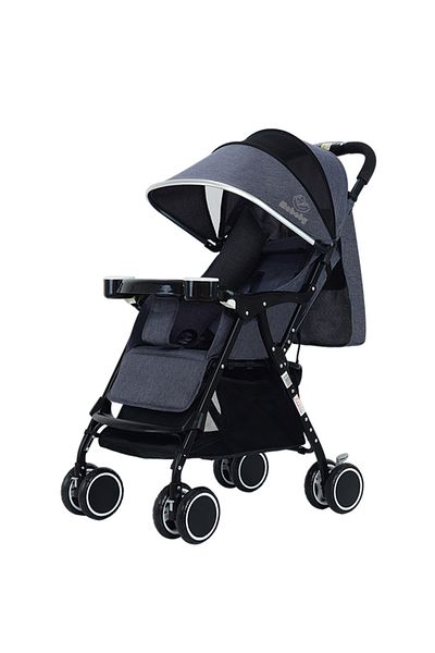 Ma Baby One-button Folding Can Sit And Recline With A Tray Stroller (one-way Stroller)