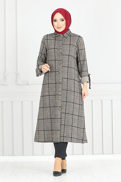 ModaMerve Shirt Collar Winter Suit 24603Ukb929-M Vision