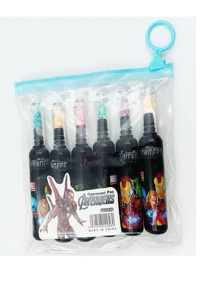 YEŞİL KIRTASİYE Avengers Set of 6 Highlighters