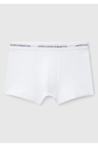 United Colors of Benetton Men's White Boxers