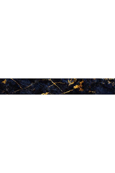 StickerArt Tezgah Üstü Fayans Kaplama Folyosu Mutfak Tezgahı Kaplama Blue Marble