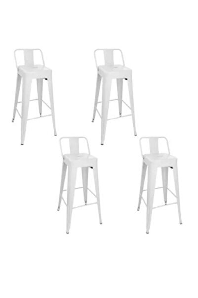 smart home مجموعة كراسي مقهى مكونة من 4 كراسي، كرسي طعام، كرسي مرتفع فردي مصنوع من الفولاذ القوي لغرفة الطعام