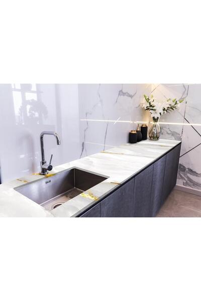 StickerArt Tezgah Üstü Fayans Kaplama Folyosu Mutfak Tezgahı Kaplama Catedra