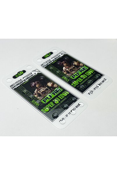 Fibaks Bjlm Apple iPhone 16 Pro Max Compatible Full Covering Transparent Tampered Shatterproof Glass Screen Protector