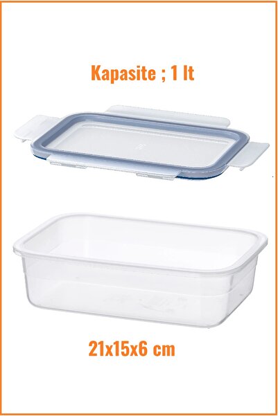 IKEA Kapaklı Saklama Kabı, Plastik Saklama Kabı 1 Lt.