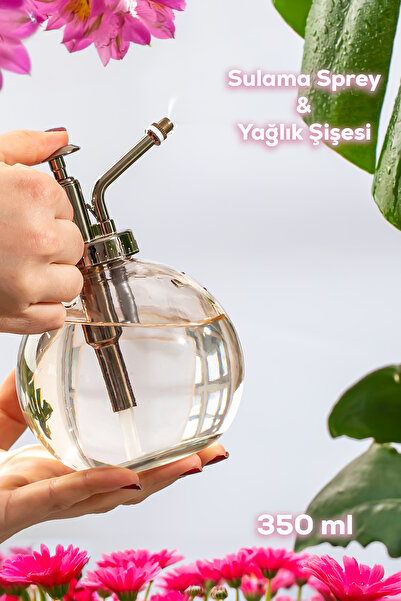 Perotti 15729 Pembe 350ml Cam Yağlık Yağdanlık ve Sulama Spreyi Koku Spreyi Ş...