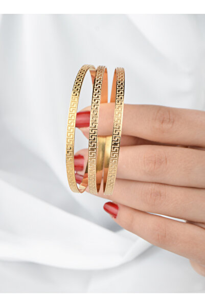 kuyumcu nurettin 15 gr (GRAM) Grekli Rose Kibrit Çöp Bilezik 22 Ayar Altın Ya...